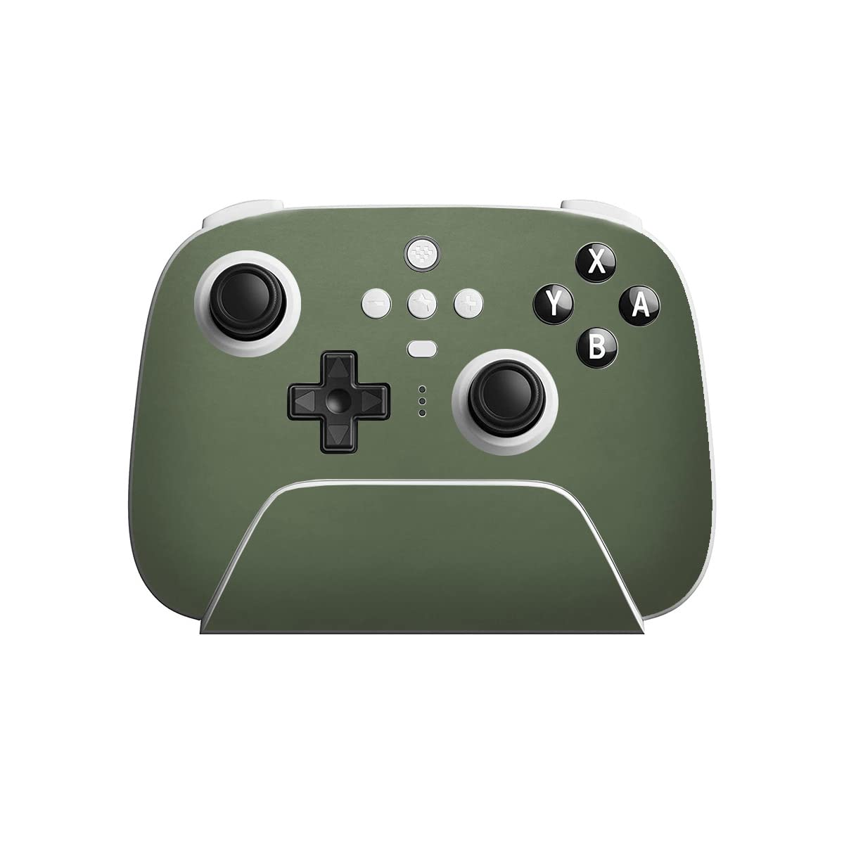 SopiGuard Sticker Skin for 8Bitdo Ultimate Wireless Controller Front and Buttons (Matte Army Green)
