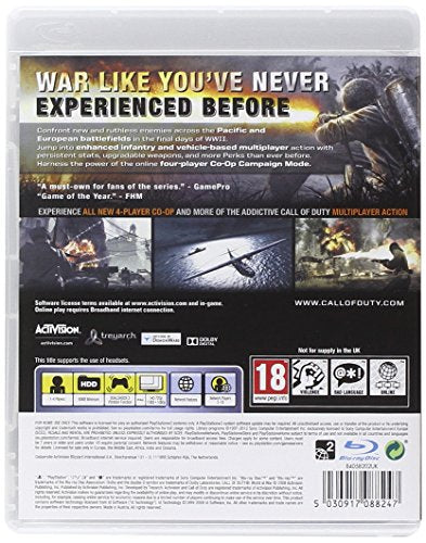 Activision Call of Duty: World at War for PS3 - Model 211116
