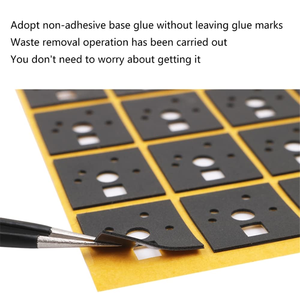 Generic Mechanical Keyboard Switch Sticker - 120 Pcs Poron Foam Noise Dampeners for Switch Stabilizer, Insulation Film for Gaming Keyboard
