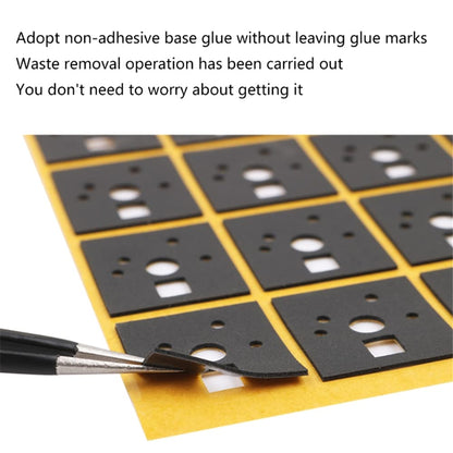Generic Mechanical Keyboard Switch Sticker - 120 Pcs Poron Foam Noise Dampeners for Switch Stabilizer, Insulation Film for Gaming Keyboard