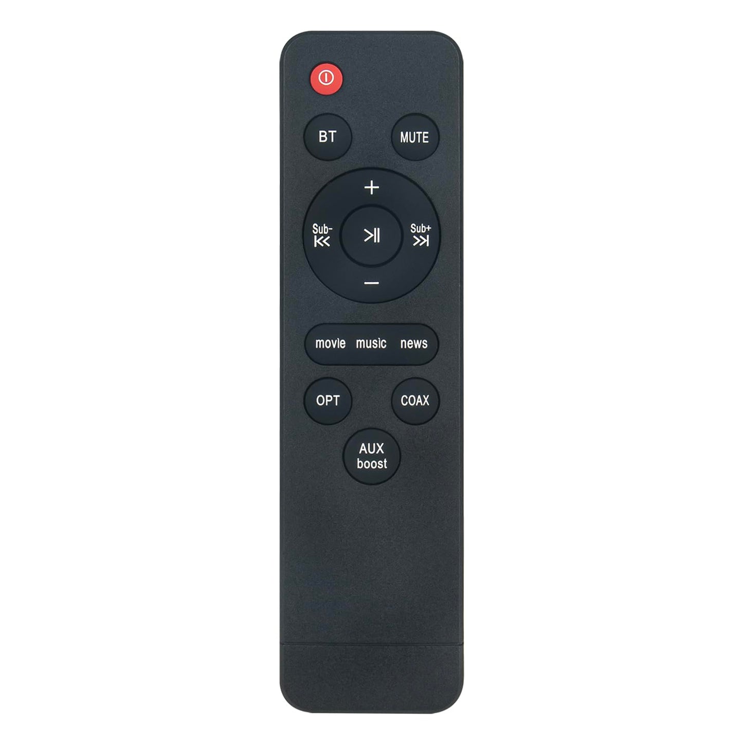 Beyution DS6403H Remote Control for Saiyin Soundbar Speaker - Black