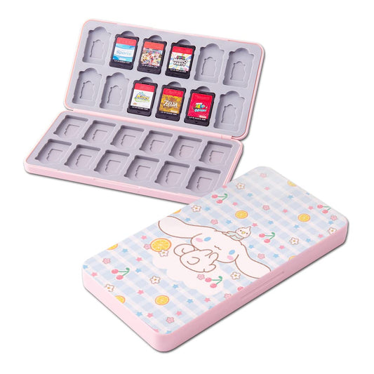 PERFECTSIGHT Cute Game Case Compatible with Nintendo Switch/Switch Lite/OLED  24 Game Holder refill unit Case for 48 SD Cards  Kawaii Portable Storage Box - Big Ear