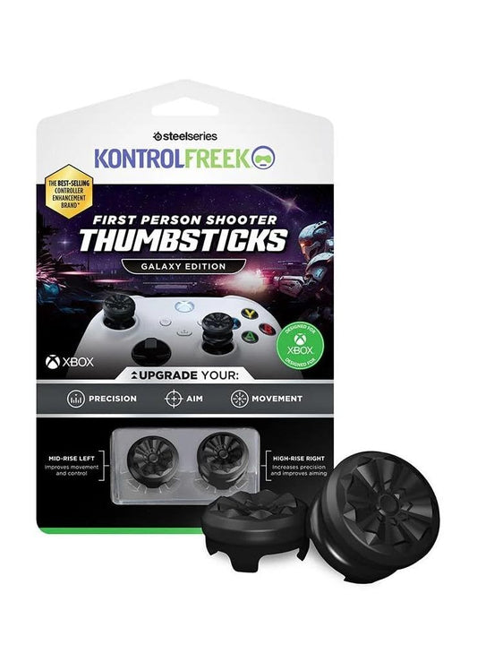 KontrolFreek FPS Freek Galaxy Black for Xbox One and Xbox Series X Controller | 2 Performance Thumbsticks | 1 High-Rise, 1 Mid-R