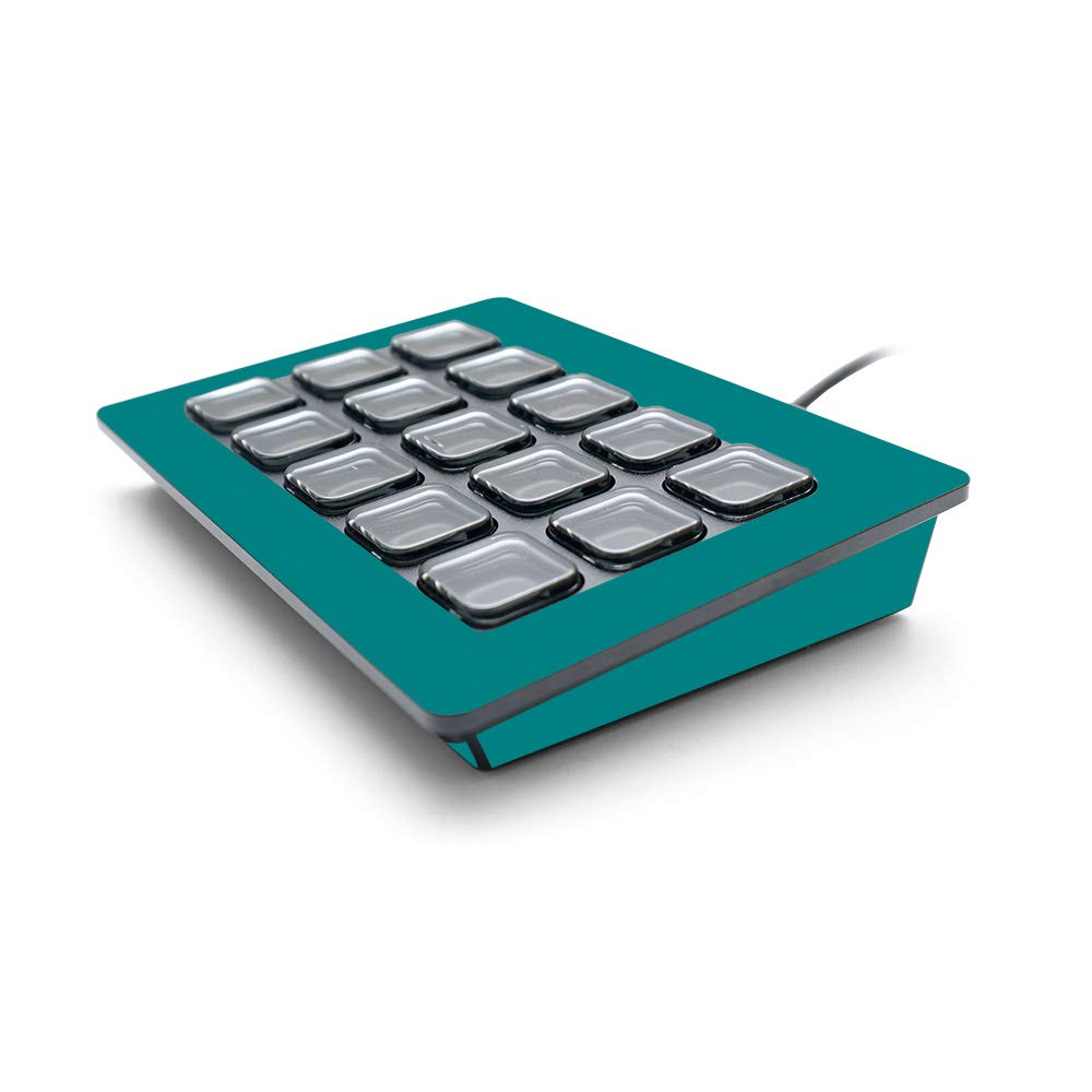 MightySkins Skin for Elgato Stream Deck - Solid Teal | Protective  Durable  and Unique Vinyl Decal wrap Cover | Easy to Apply  Remove  and Change Styles | Made in The USA