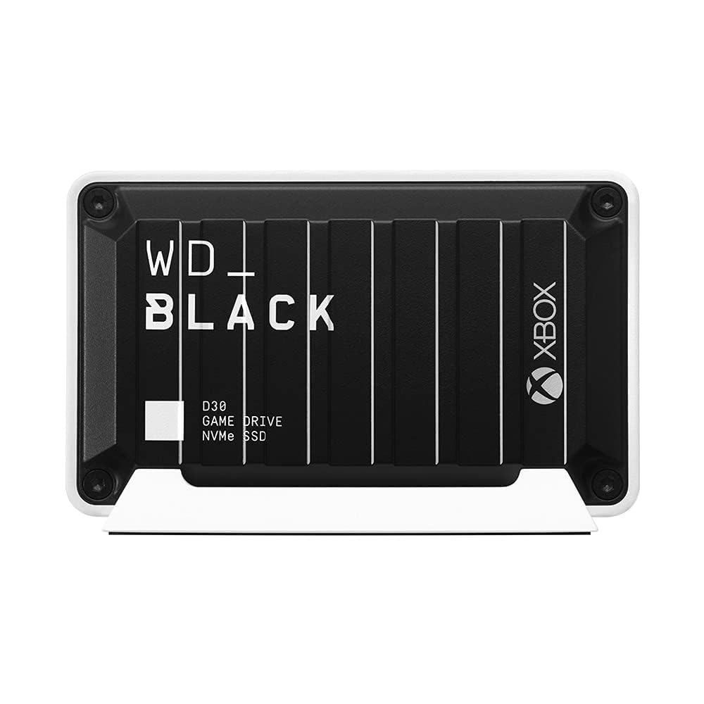 WD_BLACK 2TB D30 Game SSD - Portable External Drive, Compatible with Xbox and PC, Up to 900MB/s - WDBAMF0020BBW-WESN