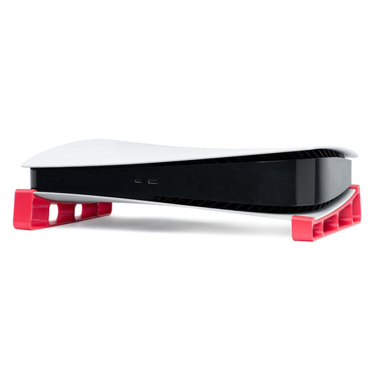 Glistco Skates - Horizontal Stand Compatible with PS5 - Digital Edition (Red)