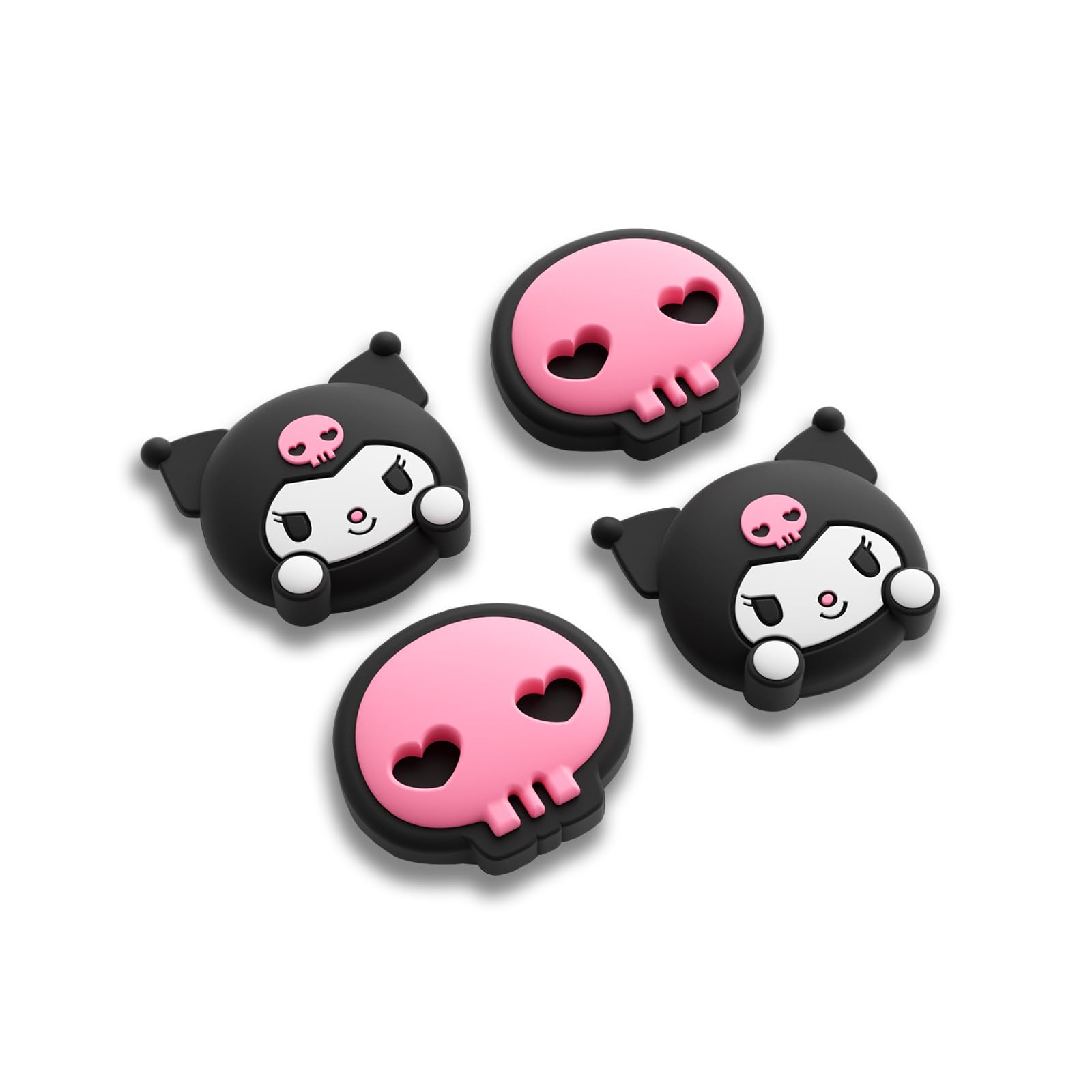 Kuitmor Thumb Grip Caps Compatible with Nintendo Switch 2  Silicone Joystick Grip Caps for Switch 2025  4pcs