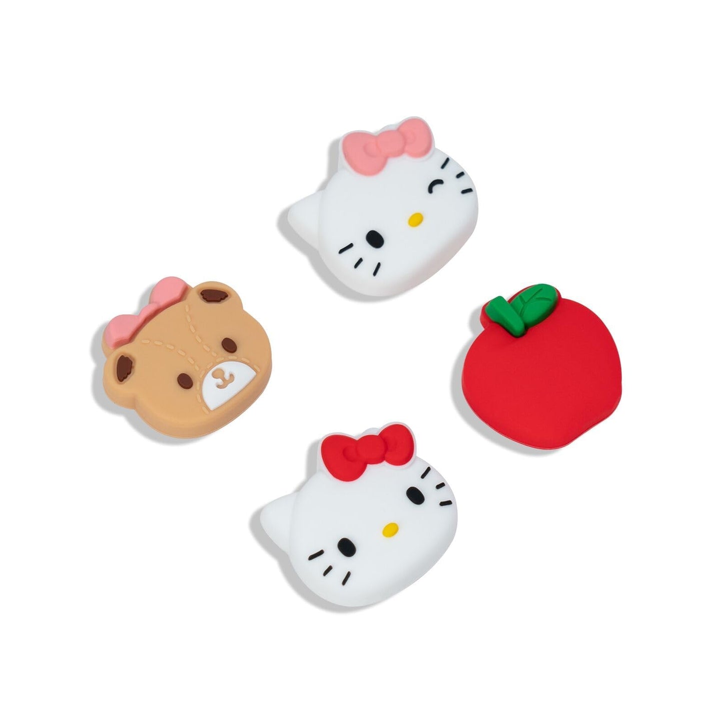 Kuitmor Cute Silicone Joystick Thumb Grip Caps Joy Con Cover Compatible with Switch/OLED/Switch Lite 4PCS - Cat