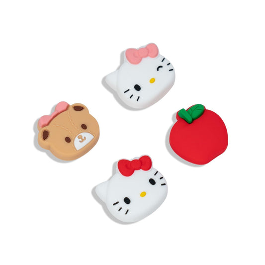 Kuitmor Cute Silicone Joystick Thumb Grip Caps Joy Con Cover Compatible with Switch/OLED/Switch Lite 4PCS - Cat