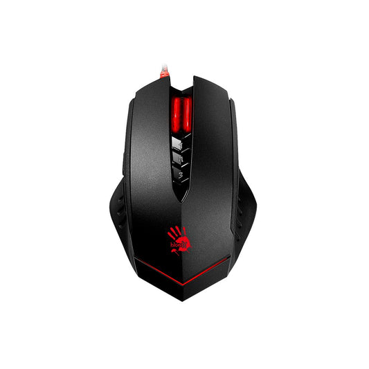 V8MA Ultra Core 3 Optical PC Gaming Mouse with XGlide Metal Mouse Feet for Precision Handling - 8 Programmable Buttons for Macros/Scripting/Automation - Ideal for Palm Grip - 3200DPI