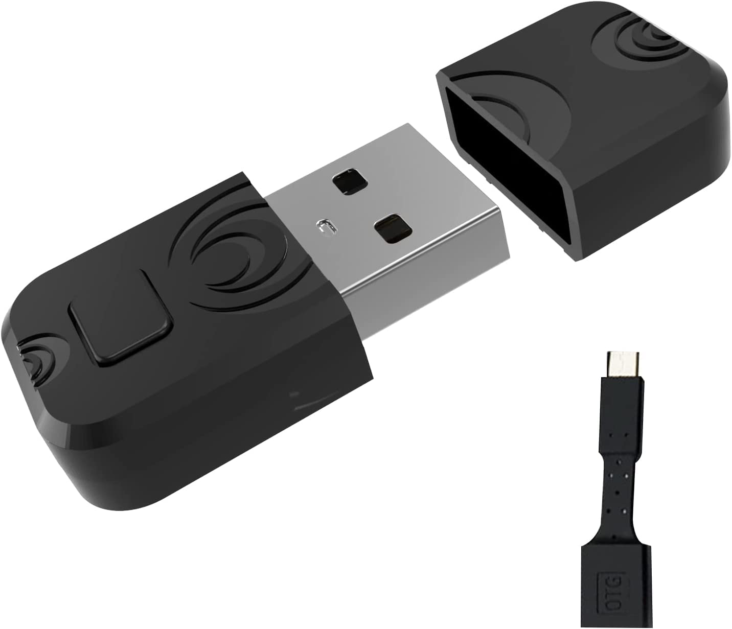 AOJAKI Bluetooth Adapter for PS4/ PS5/ Switch Pro Controller PS4 Controller Adapter for PC/ Android TV Box/ Tesla/ Steam  Compatible with Official PS4/ PS5/ Switch Pro Controller