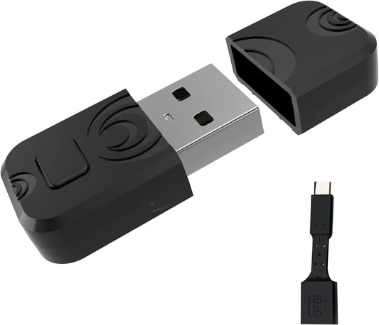 AOJAKI Bluetooth Adapter for PS4/ PS5/ Switch Pro Controller PS4 Controller Adapter for PC/ Android TV Box/ Tesla/ Steam  Compatible with Official PS4/ PS5/ Switch Pro Controller