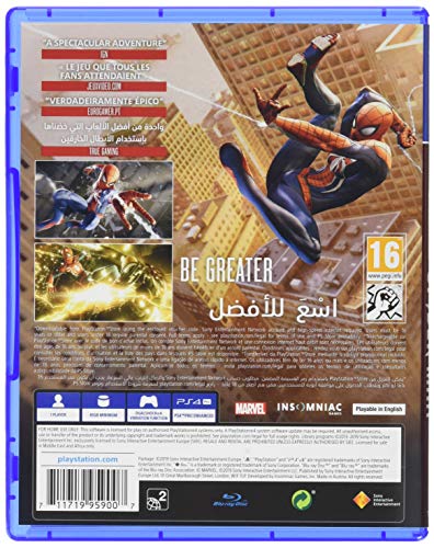 Sony Spider-Man Game of the Year - UK/Arabic Edition, Black Color, Model 054116.002