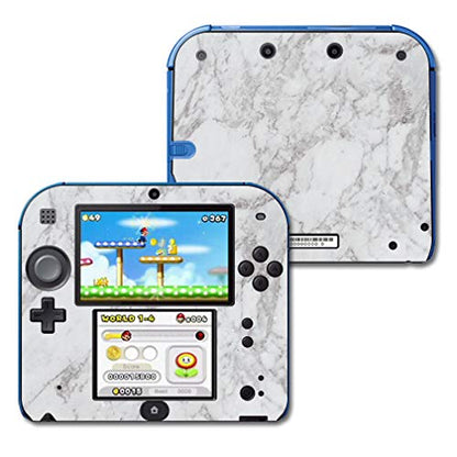 MIGHTY SKINS Nintendo 2DS Skin - Frost Marble Vinyl Decal Wrap, Easy Apply/Remove, Durable Protection, Model NI2DS-Frost Marble
