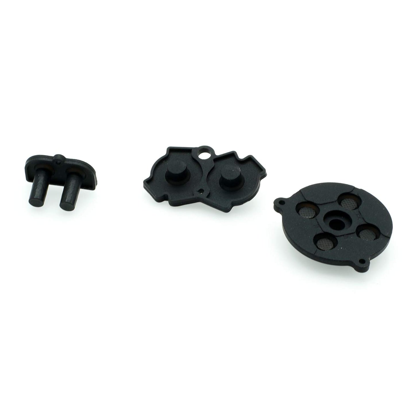 AGANS Conductive Silicone Rubber Button Pad Contacts Kit for Game Boy Advance (GBA) - Black, Model GBC-rubber