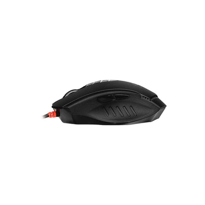 Bloody V7 Ergonomic Gaming Mouse - 3200 DPI, 8 Programmable Buttons, Rubberized Black Coating, Model V7M