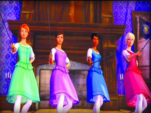 ACTIVISION Barbie and the Three Musketeers - Nintendo Wii Game, Model 76027