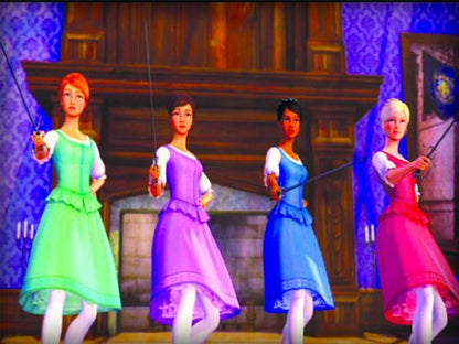 ACTIVISION Barbie and the Three Musketeers - Nintendo Wii Game, Model 76027