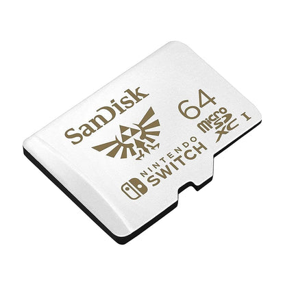 SanDisk 64GB microSDXC UHS-I Card for Nintendo Switch - Black, Model SDSQXAT-064G-GN6ZA