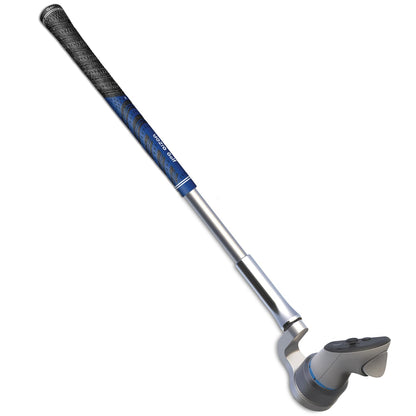 YEZRO Y14 VR Golf Club Attachment for Meta Quest 3, 20.5 Weighted Aluminum Handle, Silver, No Screws, Real Grip