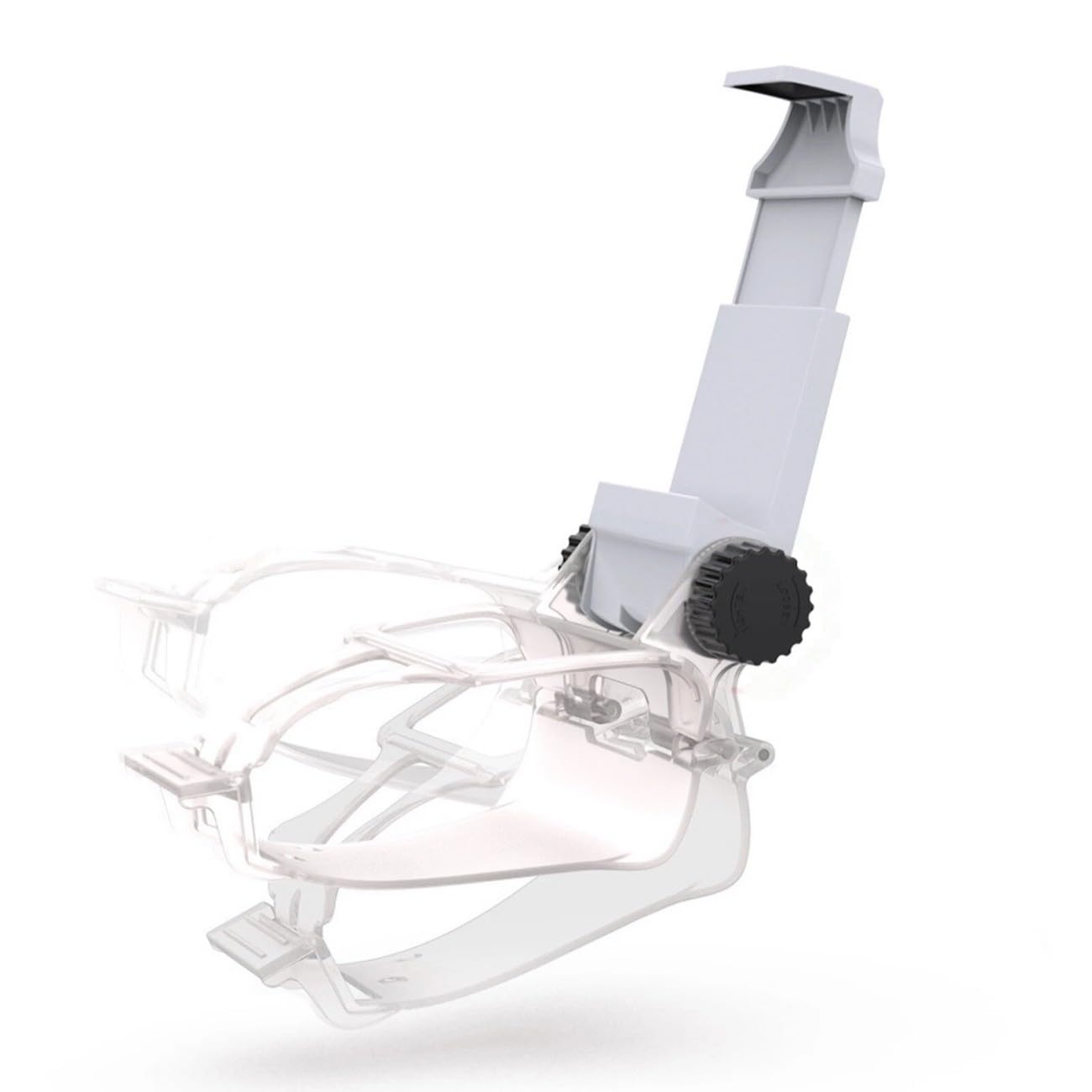 Musstad PS5 Controller Joystick Clip Holder Stand Mount - Adjustable Phone Clamp, White, Model MU41698