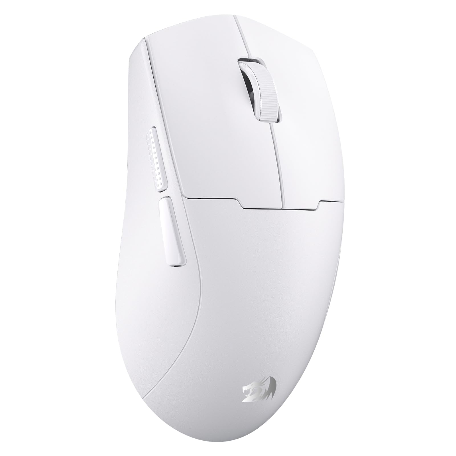 Redragon M918 PRO Wireless Gaming Mouse - 55G Lightweight, 26K DPI, Ergonomic Design, Programmable Buttons, White