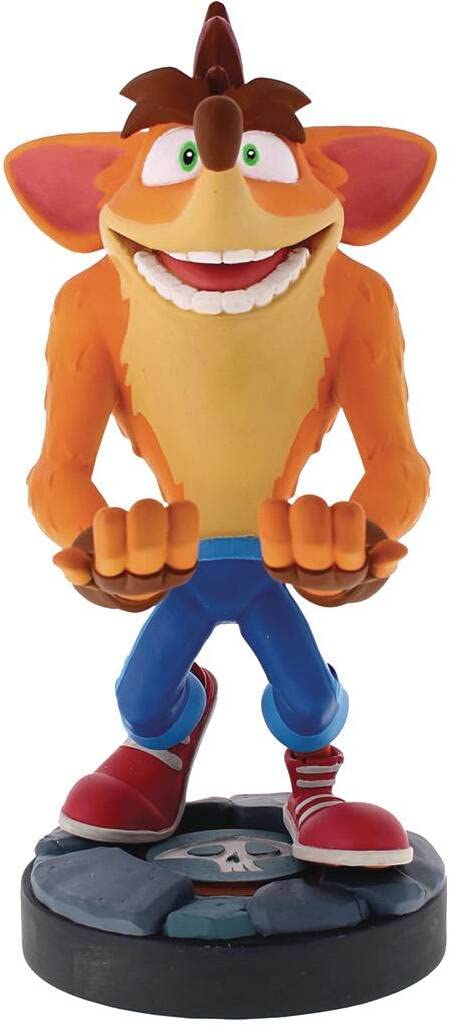 Exquisite Gaming: Crash Bandicoot 4 - Original Mobile Phone & Gaming Controller Holder  Device Stand  Cable Guys  Licensed Figure