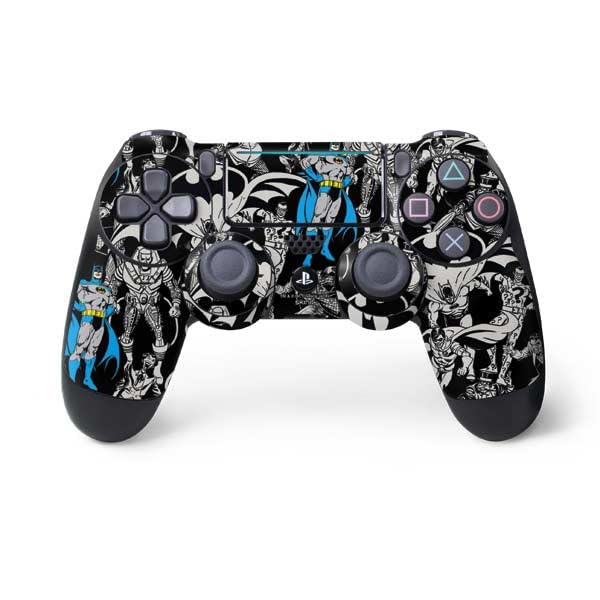Skinit Decal Gaming Skin Compatible with PS4 Pro/Slim Controller - Officially Licensed DC Comics Batman Characters Action Poses Print Design