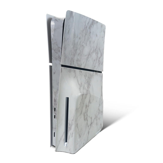 MightySkins Skin Compatible with Playstation 5 Slim Disk Edition Console Only - Frost Marble | Protective  Durable  and Unique Vinyl Decal wrap Cover | Easy to Apply | Made in The USA