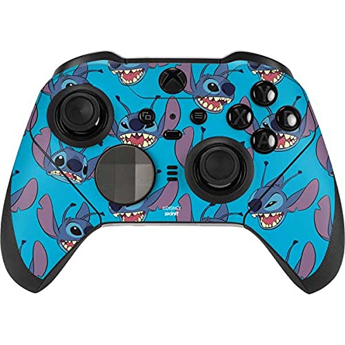Skinit Decal Gaming Skin Compatible with Xbox Elite Wireless Controller Series 2 - Officially Licensed Disney Lilo and Stitch Face Expression Pattern Design