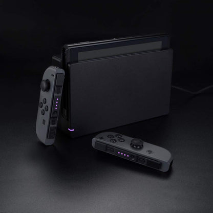 eXtremeRate Firefly LED Tuning Kit for Nintendo Switch Joycons - Violet, Model NSLED009, Includes Power LED Indicator