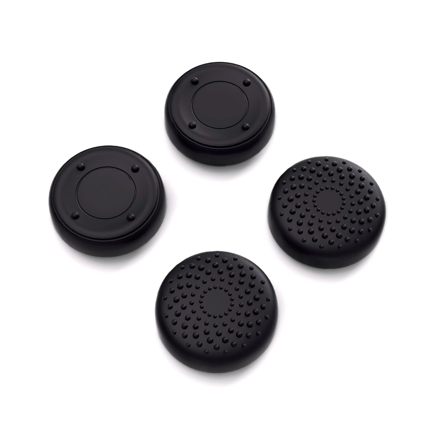 PlayVital Thumb Grip Caps for Steam Deck - Silicone Joystick Caps with Raised Dots & Studded Design - Model YFSDM003