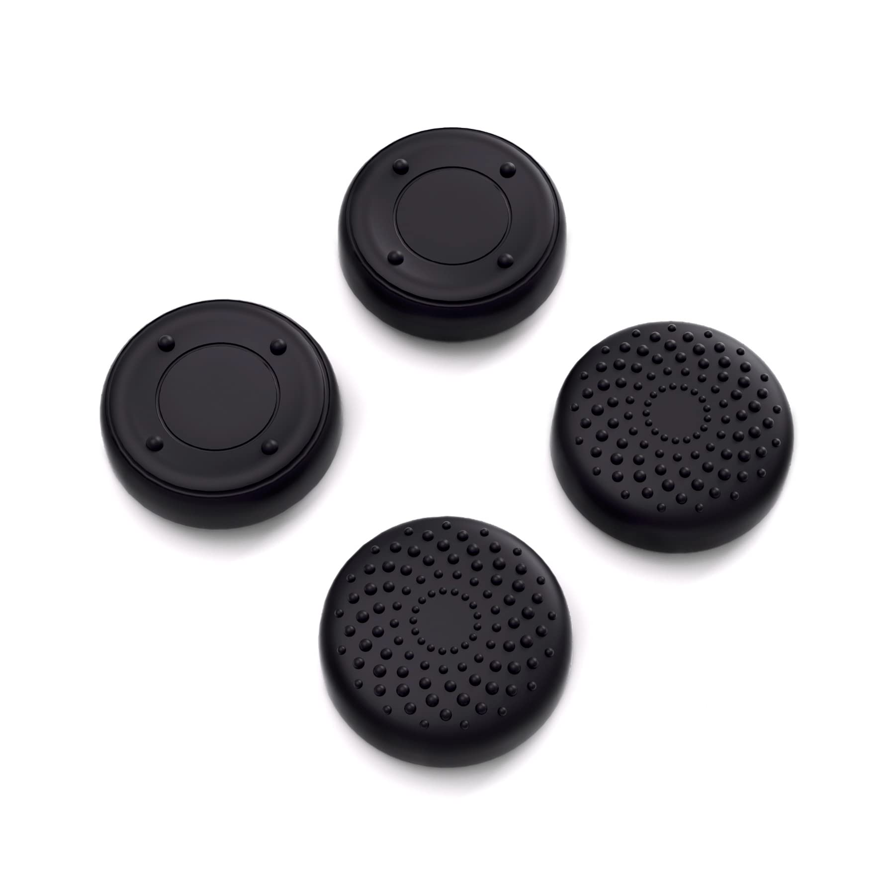 PlayVital Thumb Grip Caps for Steam Deck - Silicone Joystick Caps with Raised Dots & Studded Design - Model YFSDM003