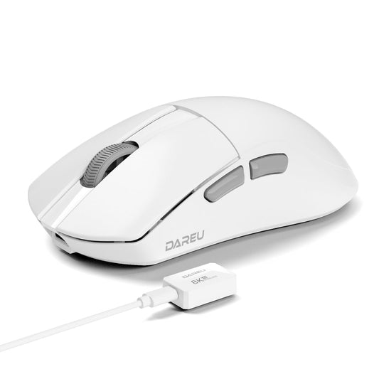 DAREU A950 Wing Ultralight Wireless Gaming Mouse 1.23oz (35g), Custom PAW3950 Optical Sensor,30K DPI, Wired/Wireless Dual 8000 P