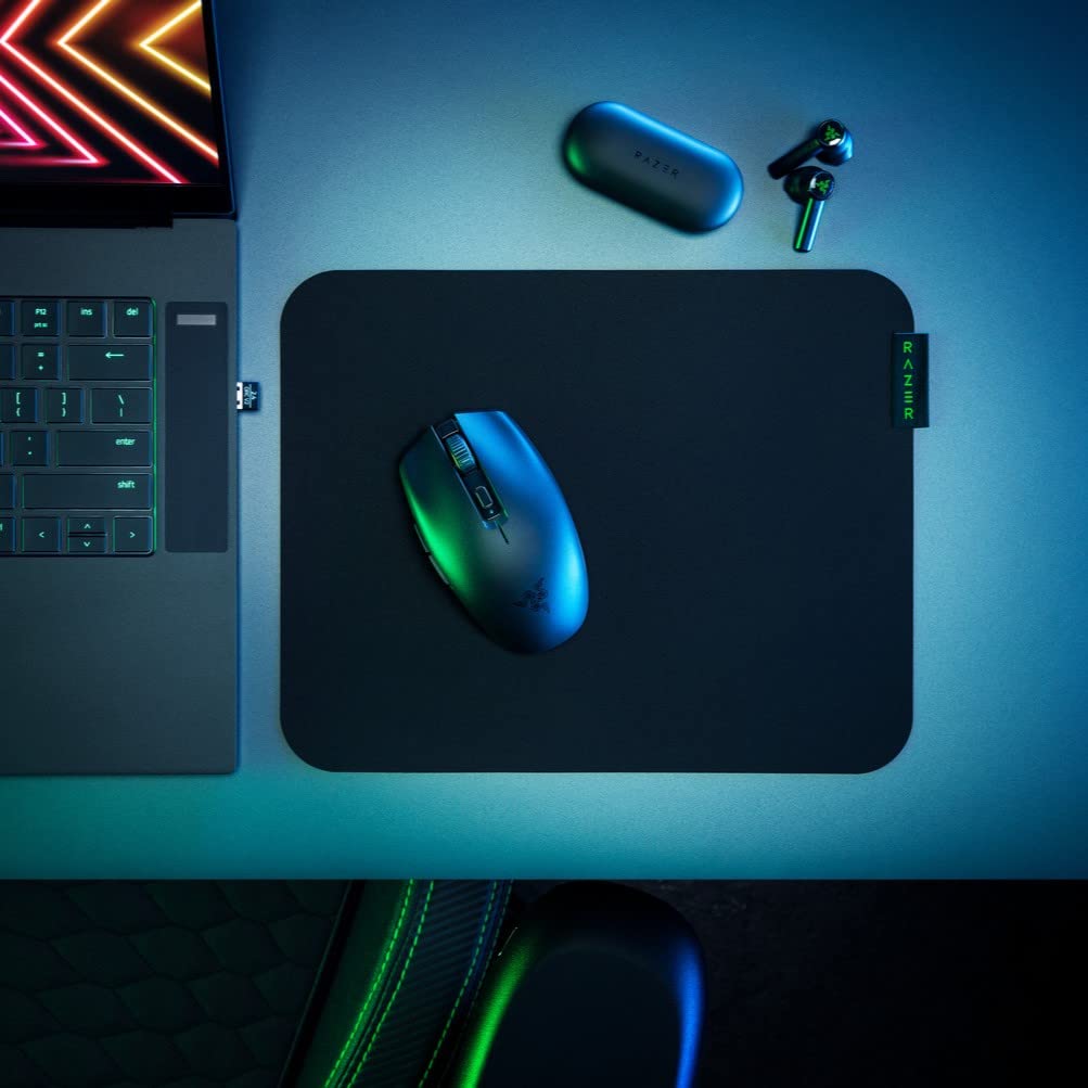Razer Sphex V3 Hard Gaming Mouse Mat - Ultra-Thin, Adhesive Base, 8.5x10.6 inches, Black, Model RZ02-03820100-R3