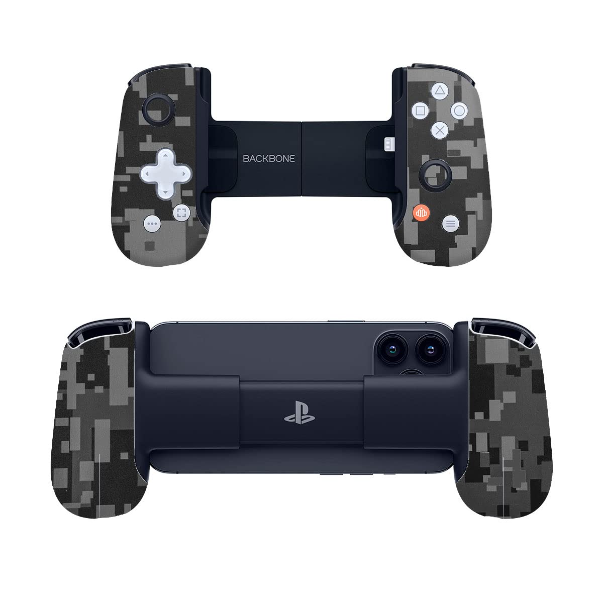 SopiGuard Sticker Skin for Backbone One Controller Full Body Wrap (Digital Stealth)