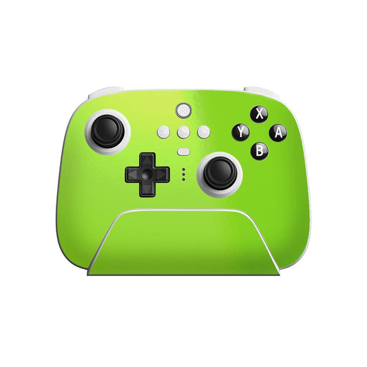 SopiGuard Sticker Skin for 8Bitdo Ultimate Wireless Controller Front and Buttons (Gloss Light Green)
