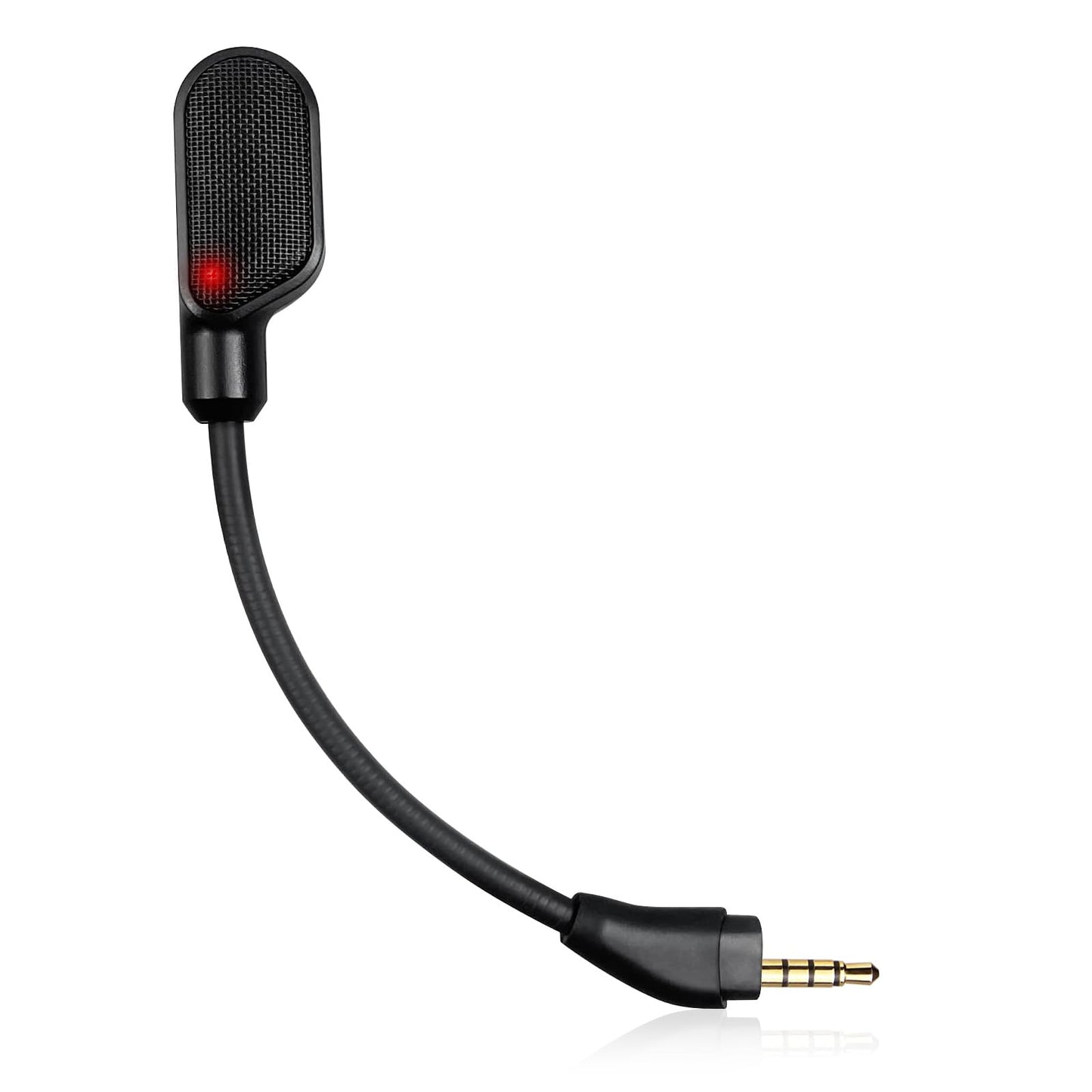 weishan Mic Compatible with Hypeformula Cloud III/Cloud 3 Gaming Headset  3.5mm Detachable Noise Cancelling Microphone Boom with Mute LED Indicator for PC  Xbox One  PS4  PS5