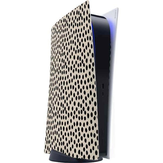 Skinit Decal Gaming Skin Compatible with PS5 Digital Edition Console - Cheetah Spots Design