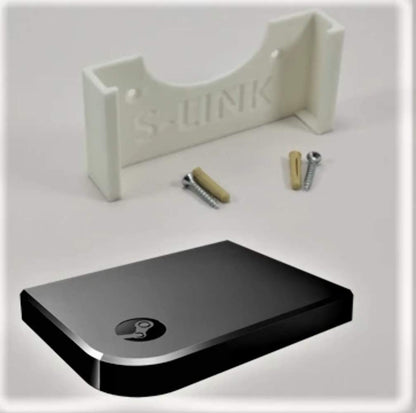 3D Cabin 3D Wall Mount Bracket Holder for Steam Link - White, Model: 3D SL WM 1 WHITE