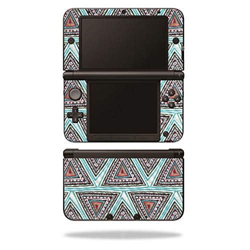 MightySkins Carbon Fiber Skin for Nintendo 3DS XL Original (2012-2014) - Aztec Pyramids | Protective  Durable Textured Carbon Fiber Finish | Easy to Apply  Remove  and Change Styles | Made in The USA