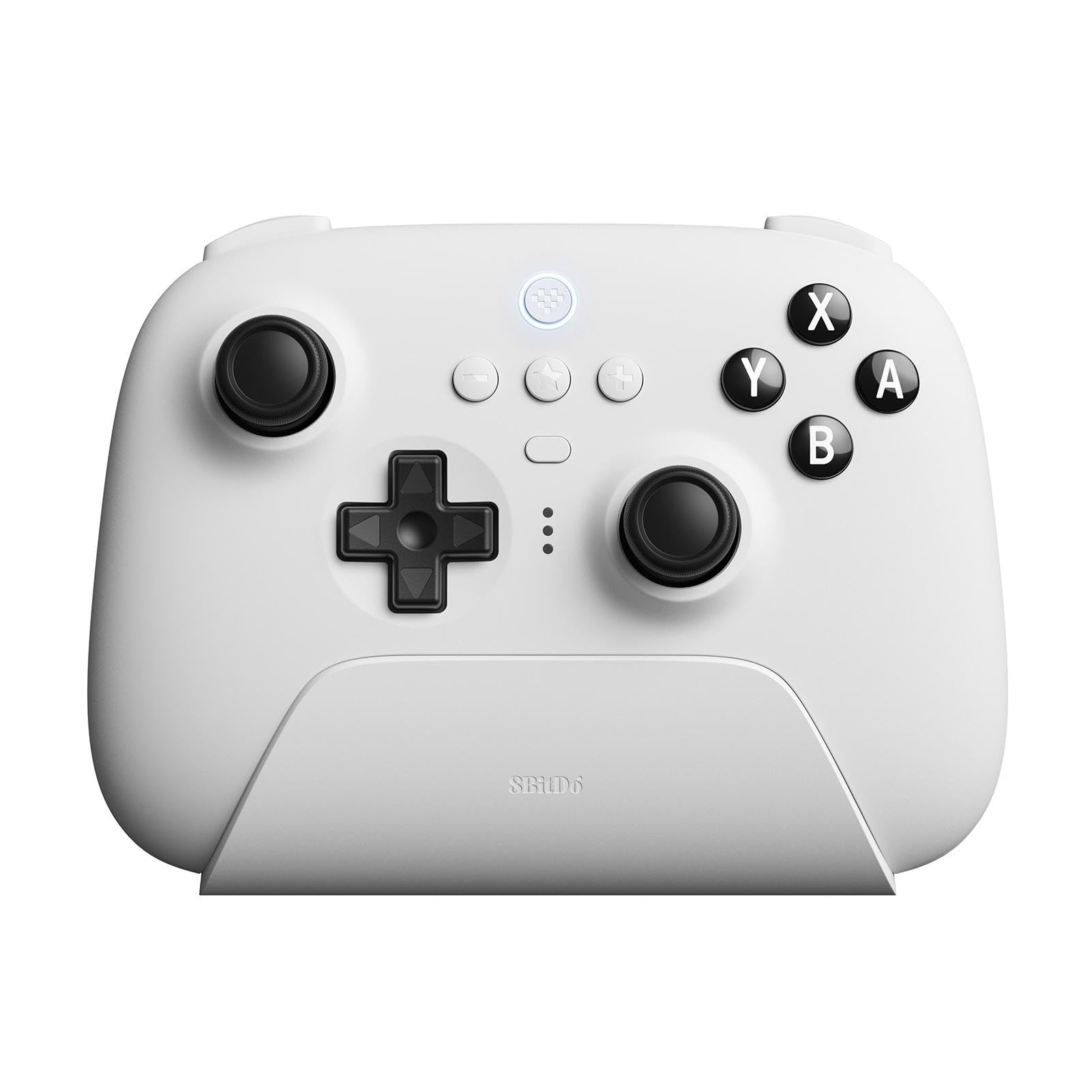 8Bitdo Ultimate Bluetooth Controller - Wireless Pro Controller, Hall Effect Joystick, Compatible with Switch, Windows, Steam Deck, White