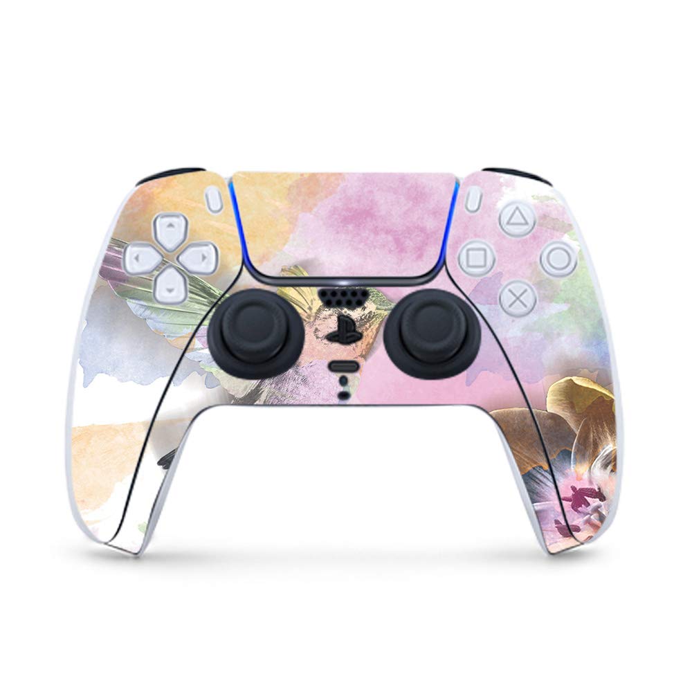 MightySkins Gaming Skin for PS5 / Playstation 5 Controller - Water Color Mocking | Protective Viny wrap | Easy to Apply and Change Style | Made in The USA