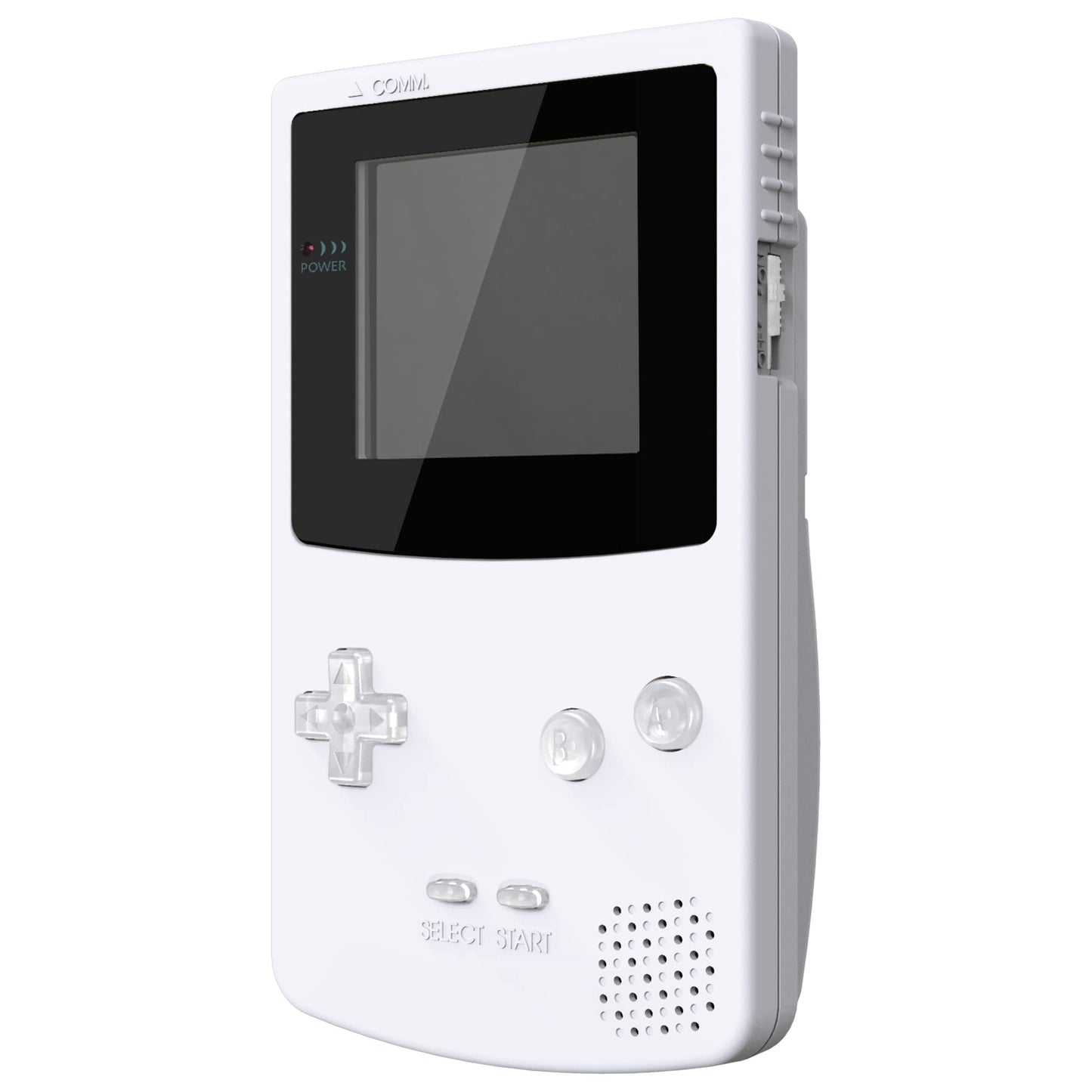 eXtremeRate Transparent Clear Replacement Full Set Buttons for Gameboy Color GBC - Handheld Game Console NOT Included