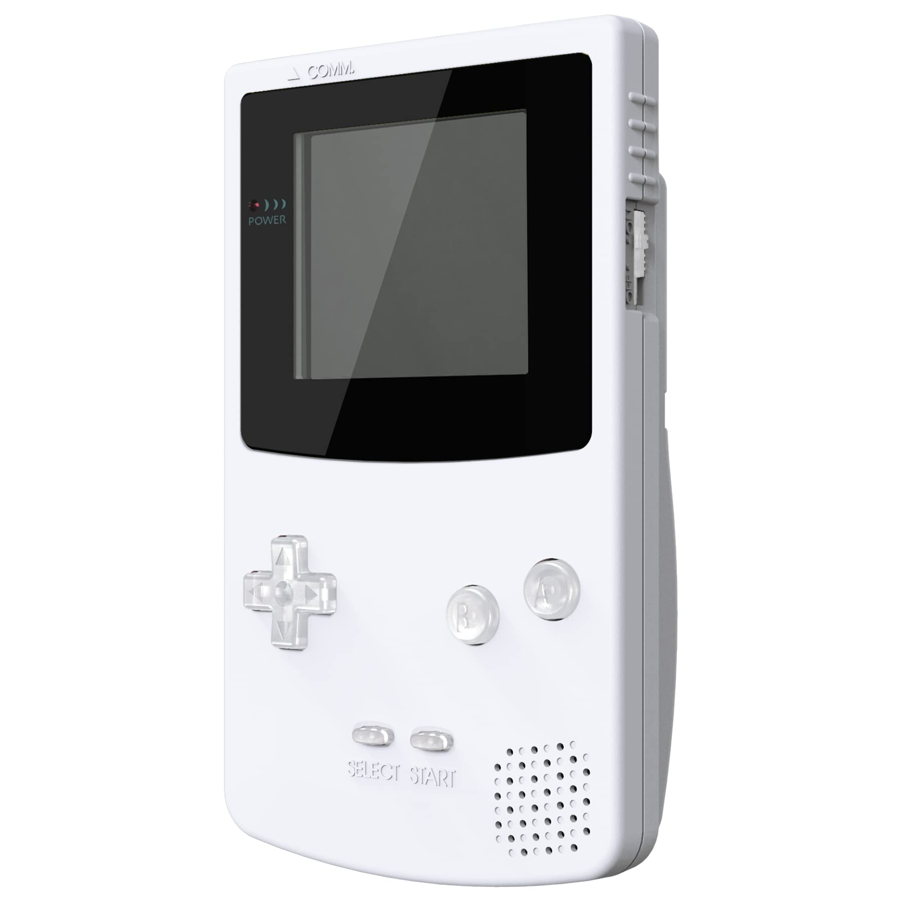 eXtremeRate Transparent Clear Replacement Full Set Buttons for Gameboy Color GBC - Handheld Game Console NOT Included