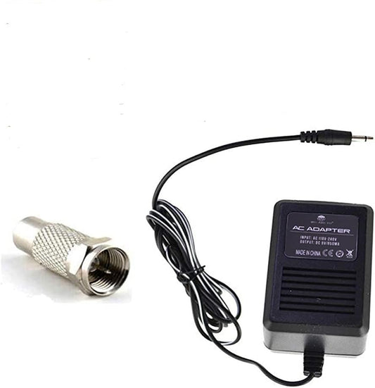 WiCareYo AC Power Supply Adapter F Plug Female to RCA Connector for Atari 2600 Console - US Plug