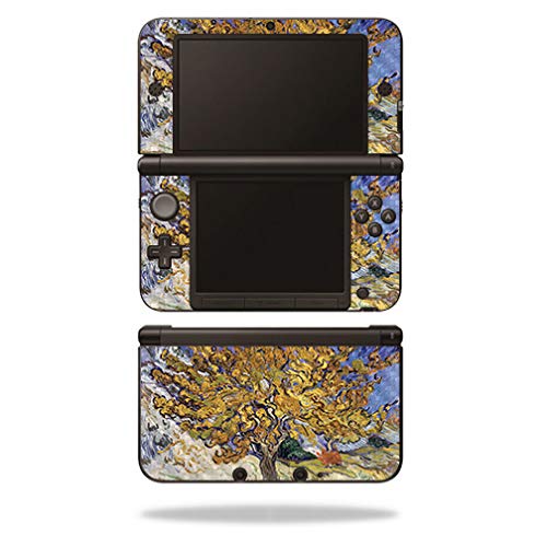 MightySkins Carbon Fiber Skin for Nintendo 3DS XL Original (2012-2014) - Mulberry Tree | Protective  Durable Textured Carbon Fiber Finish | Easy to Apply  Remove  and Change Styles | Made in The USA