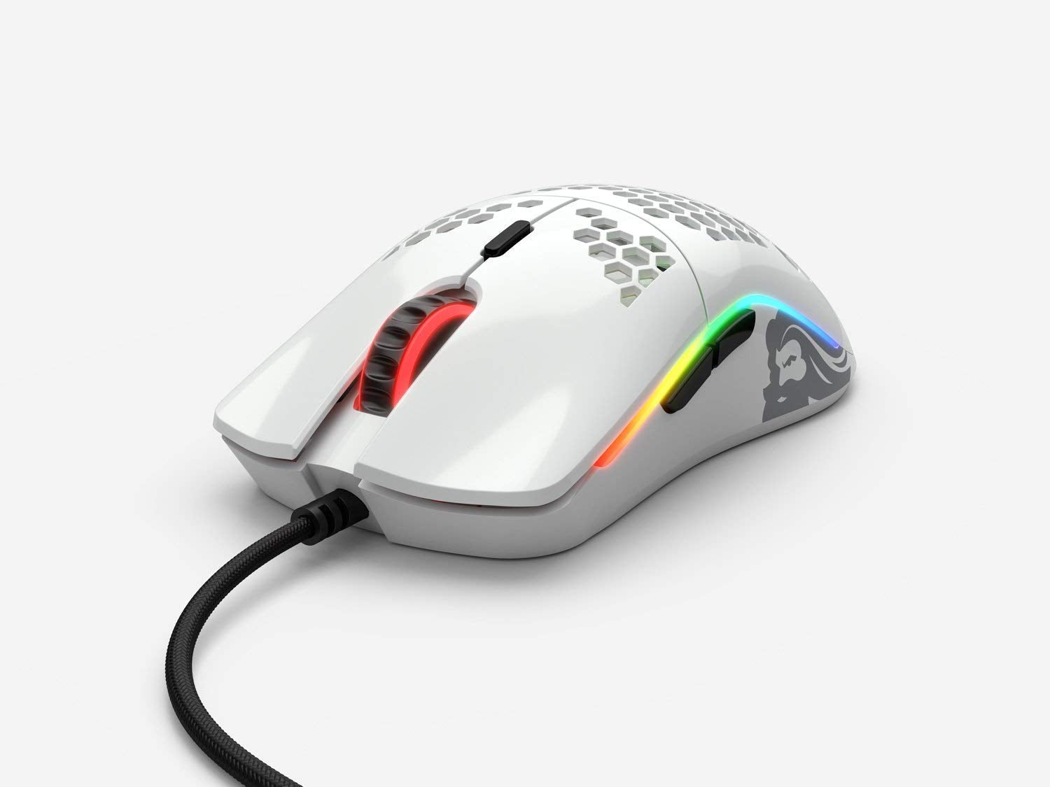 Glorious Model O Gaming Mouse  Glossy White (RENEWED)
