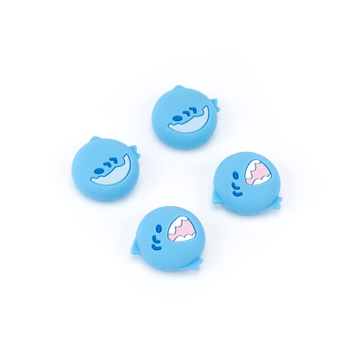 GeekShare Cute Silicone Joy Con Thumb Grip Caps  Joystick Cover Compatible with Switch/OLED/Switch Lite 4PCS - Little shark design