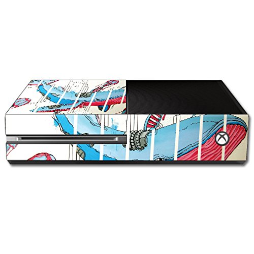 MightySkins Skin Compatible with Microsoft Xbox One - Robo Whale | Protective, Durable, and Unique Vinyl Decal wrap Cover | Easy